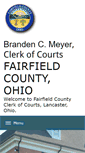 Mobile Screenshot of fairfieldcountyclerk.com